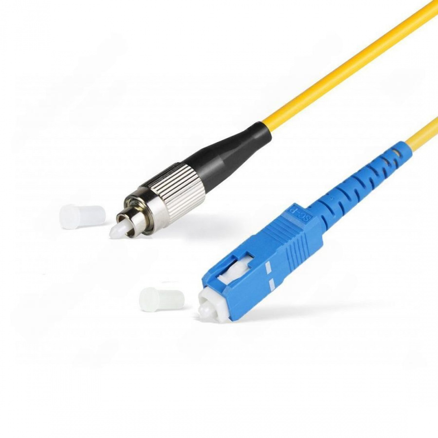 Оптический патчкорд FC/UPC-SC/UPC, SM G652D, 3.0mm, LSZH, 0.5M