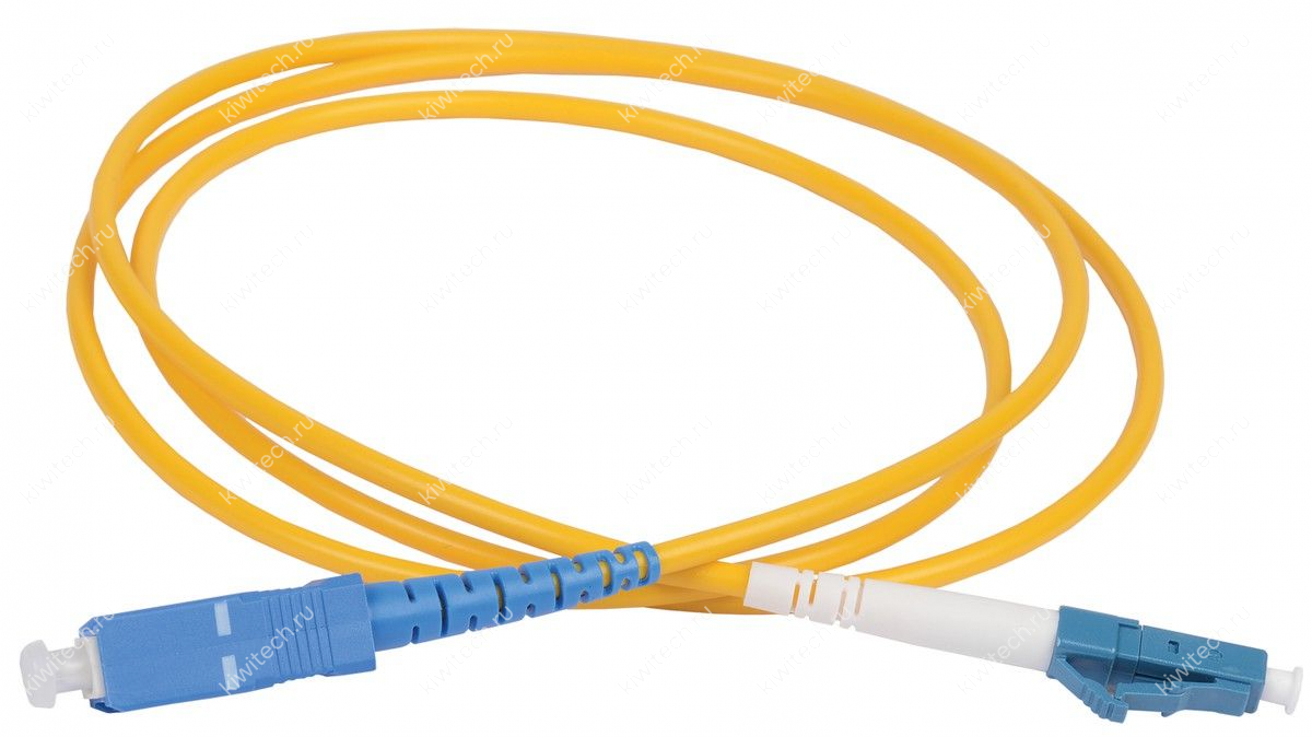 Оптический патчкорд LC/UPC-SC/UPC, SM G652D, 3.0mm, LSZH, 1.5M