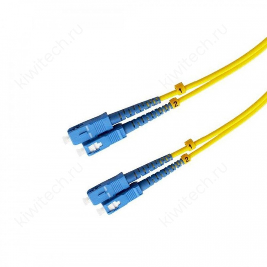 Оптический патчкорд SC/UPC-SC/UPC, SM G652D, 3.0mm, duplex, LSZH, 5M